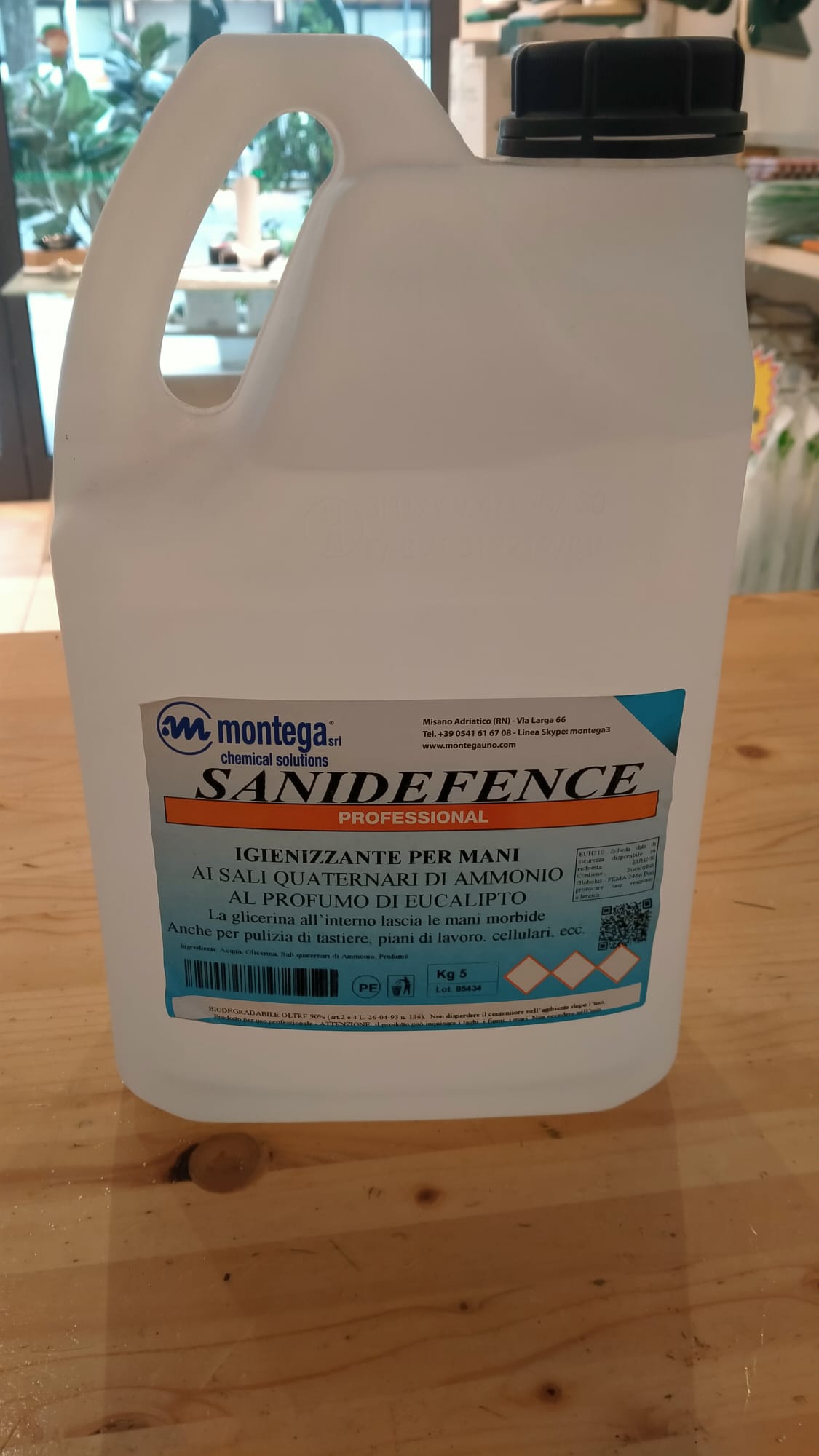 DETERGENTE MANI SANIDEFENCE KG 5