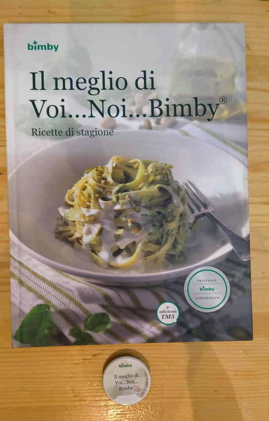 LIBRO RICETTE + BIMBY STICK PER BIMBY TM 5 "IL MEGLIO DI VOI...NOI...BIMBY"UNSATO MA IN OTTIME CONDIZIONI