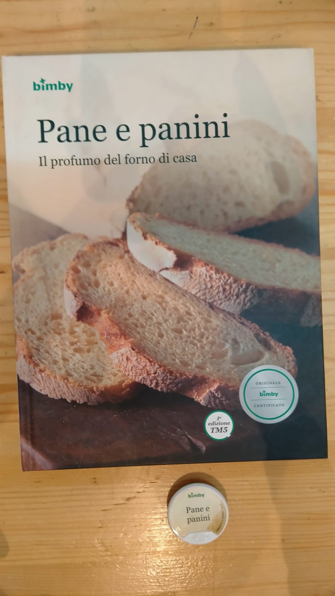 LIBRO RICETTE + BIMBY STICK "PANE E PANINI"